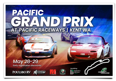 Pacific Racing Organization Schedule 2022 Race | Nwr-Scca